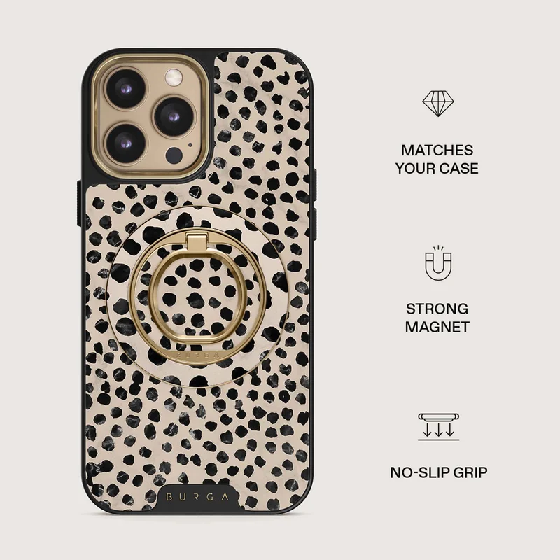 Burga Almond Latte - Magnetisk Ringhållare Guld - 4153357