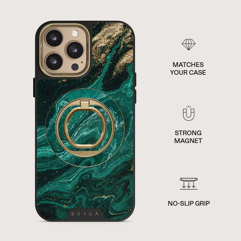 Burga Emerald Pool - Magnetisk Ringhållare Guld - 4153359