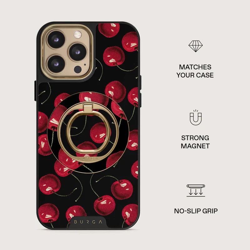 Burga Cherrybomb - Magnetisk Ringhållare Guld - 4153557