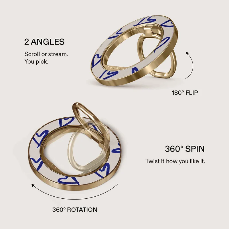 Burga Love Me Right - Magnetisk Ringhållare Guld - 4153695