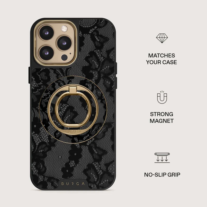 Burga Magnetic - Magnetisk Ringhållare Guld - 4153701