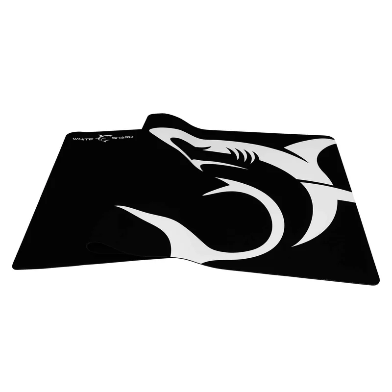 White Shark TMP SHARK Spelmusmatta 1375x675mm Svart/Vit - 2053816