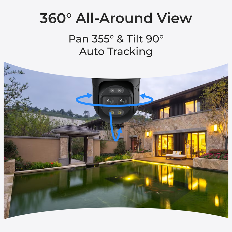 Reolink TrackMix PoE (P760) 4K utomhuskamera med dubbel vy Vit - 5398208