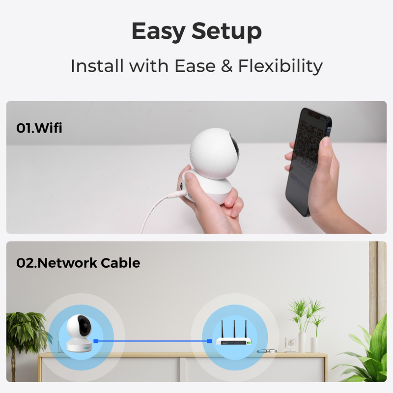 Reolink E1 (E320) Inomhuskamera Wi-Fi Vit - 5398278