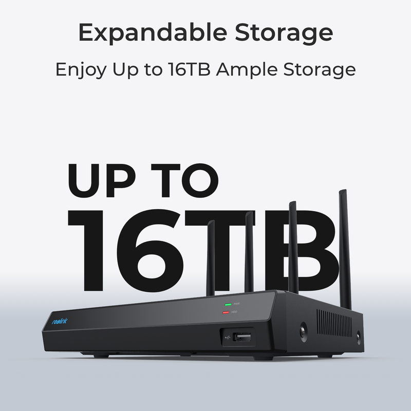 Reolink NVS12-8MB4W (RLK12-800WB4) Kamerasystem Vit - 5398335