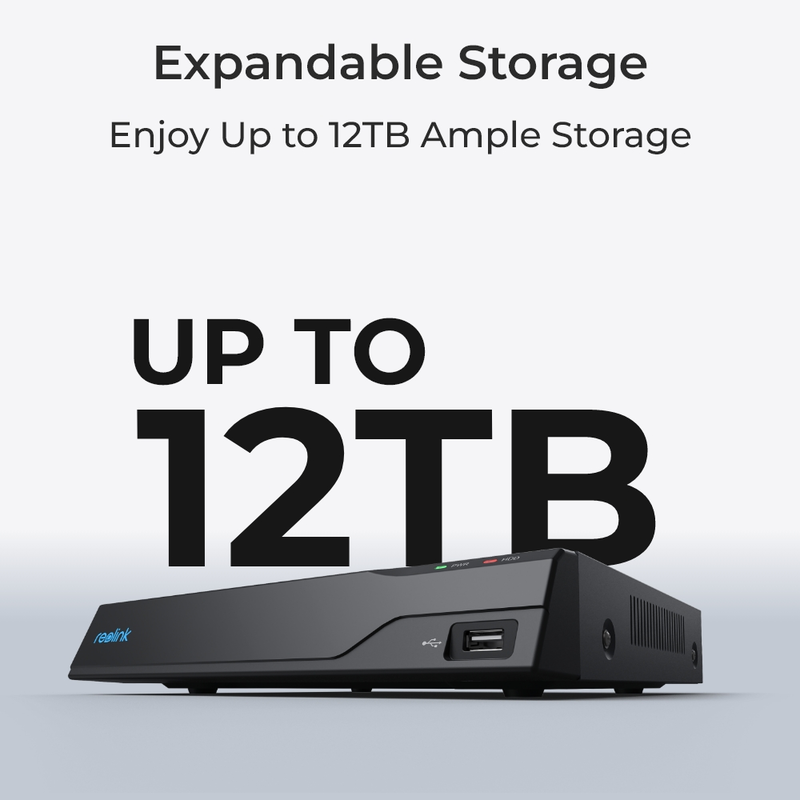 Reolink NVS8 (RLN8-410) 8-kanals PoE NVR Svart - 5398654