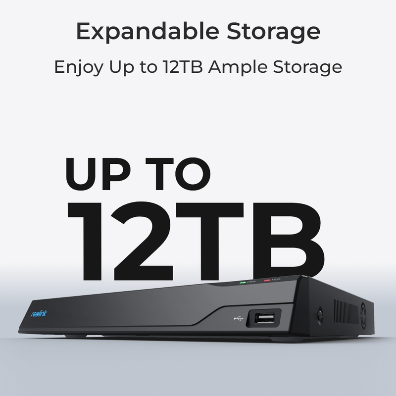 Reolink NVS16 (RLN16-410) 16-kanals PoE NVR Svart - 5398655