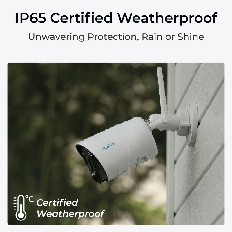 Reolink Argus Eco (B320) batteridriven Wi-Fi-kamera för utomhusbruk Vit - 5398773