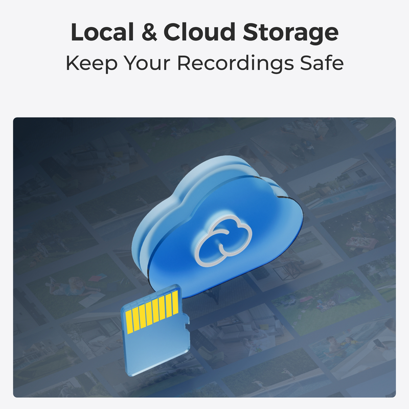 Reolink Argus 3 Pro (B330) Batterikamera för utomhusbruk Wi-Fi Vit - 5398913