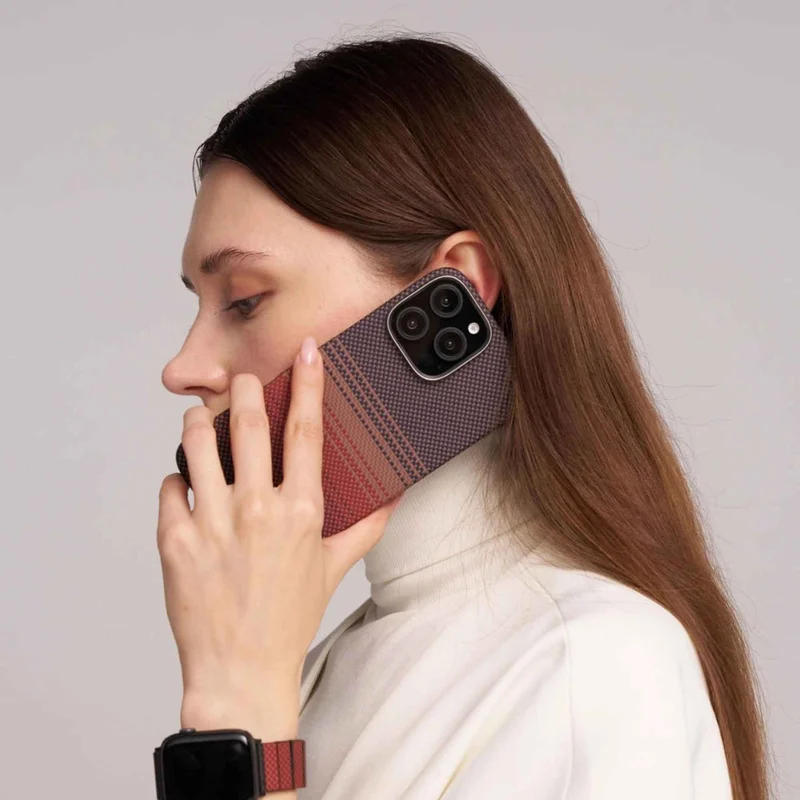 Pitaka Edge MagSafe Fodral iPhone 16 Pro Max Sunset - 5436767