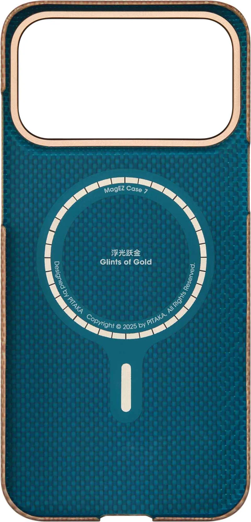 Pitaka Edge MagSafe Fodral iPhone 17 Pro Golden Glint - 5436805