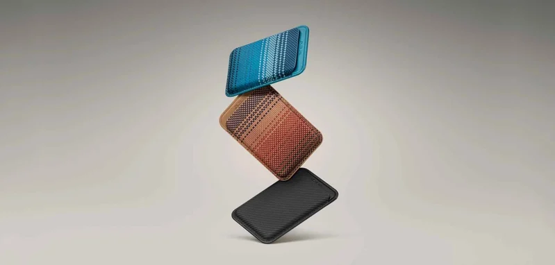 Pitaka MagSafe Vävd Kortplånbok Moonrise - 5541763