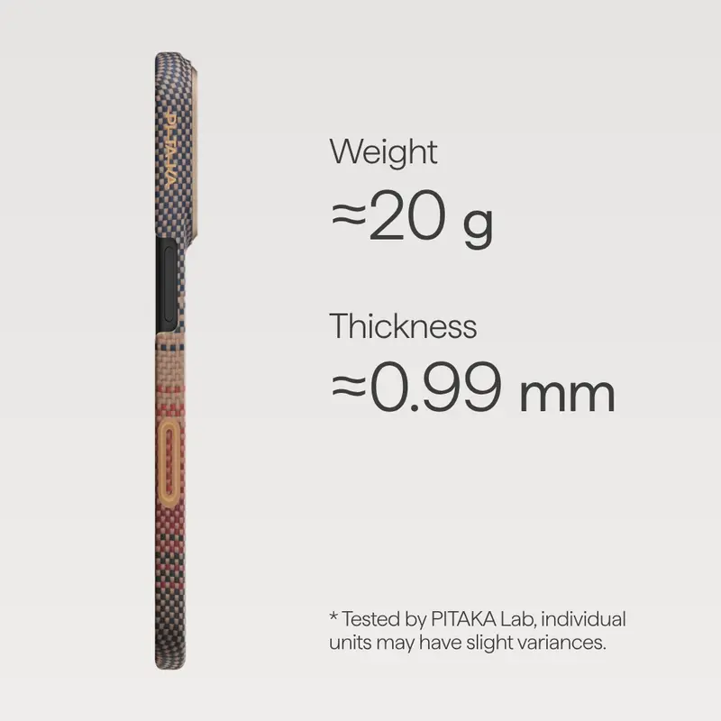 Pitaka Edge MagSafe Fodral iPhone 17 Pro Max Sunset - 5541818