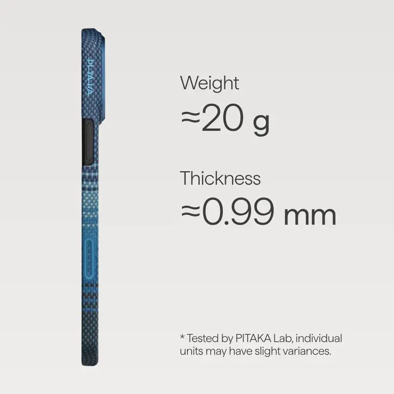 Pitaka Edge MagSafe Fodral iPhone 17 Moonrise - 5541819