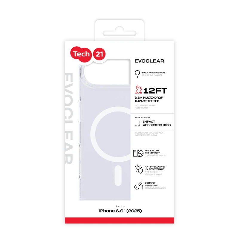 Tech21 Evo Clear MagSafe Apple iPhone Air Transparent - 5960715
