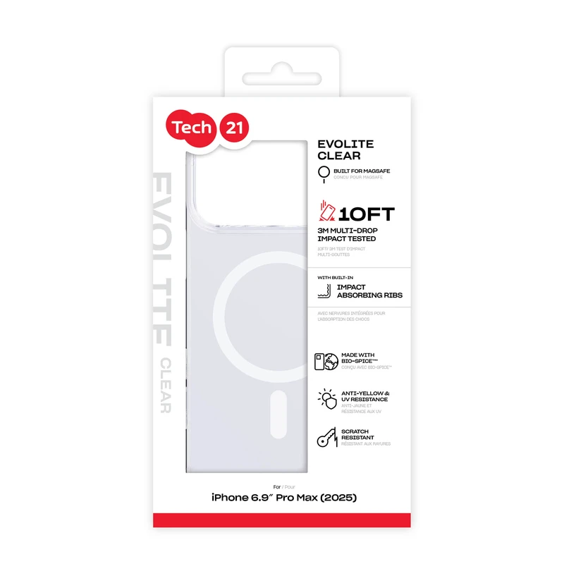 Tech21 Evo Lite MagSafe Apple iPhone 17 Pro Max Transparent - 5960743