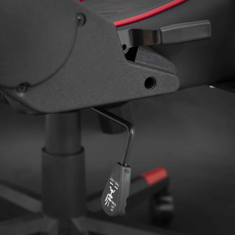 White Shark RACER TWO Spelstol 120kg Svart/Röd - 7326646