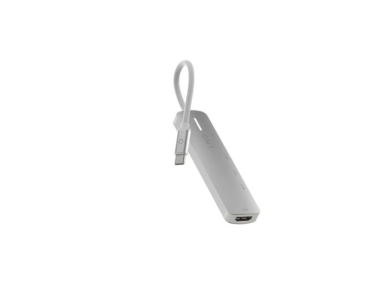 Linq 5in1 PRO 140W USB-C Multiport Hub Aluminiumgrå - 7462270