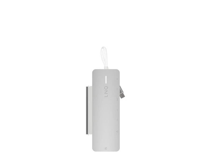 Linq 9in1 PRO SSD 140W USB-C Multiport Hub Aluminiumgrå - 7462274