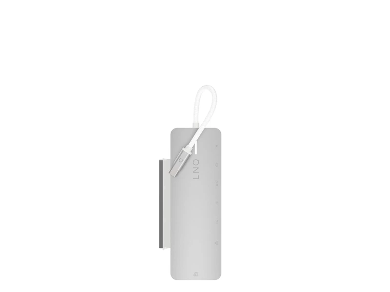 Linq 9in1 PRO SSD 140W USB-C Multiport Hub Aluminiumgrå - 7462274