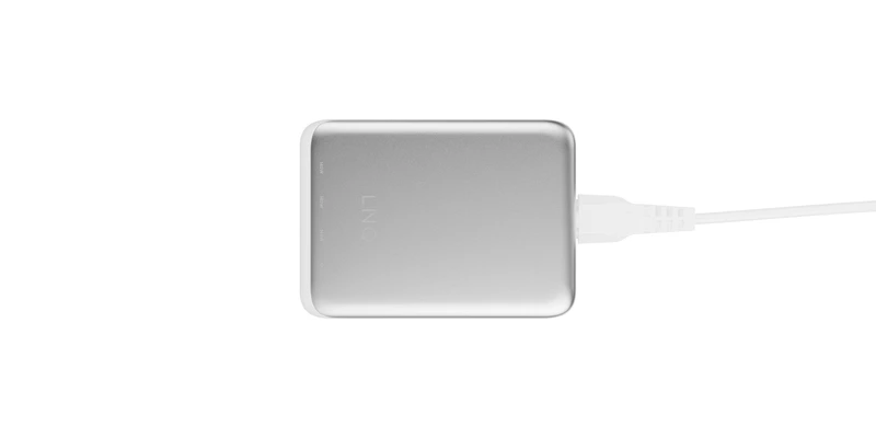 Linq 240W GaN2 Ultra Bordsladdare 4x140W USB-C Vit/Silver - 7462275