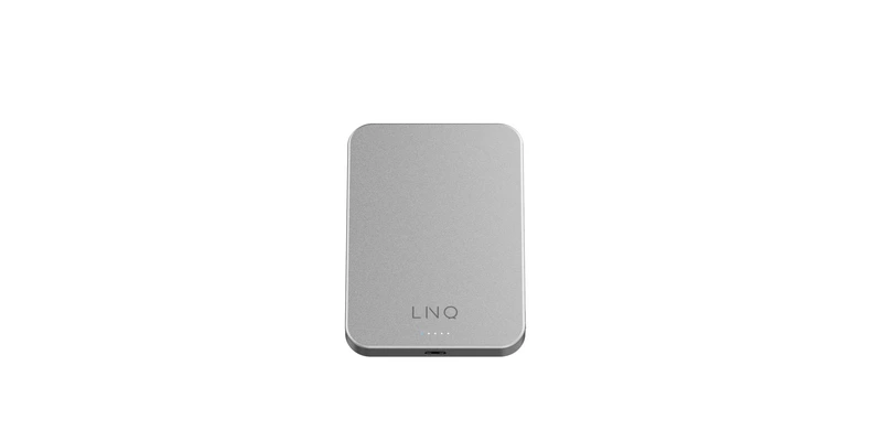 Linq Magnetisk Trådlös Power Bank 15W/5.000mAh Silver - 7462276