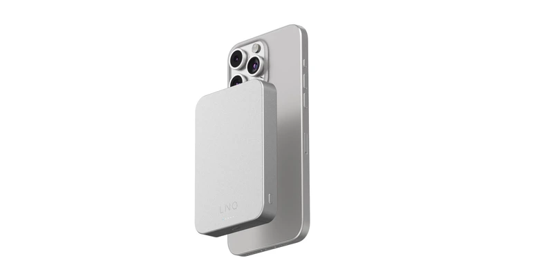 Linq Magnetisk Trådlös Power Bank 15W/10.000mAh Silver - 7462277