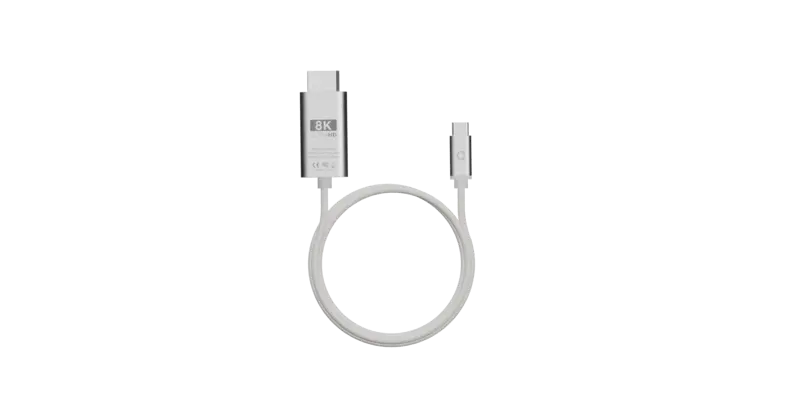 Linq USB-C/Displayport 8K/60Hz kabel 2m Svart - 7462281