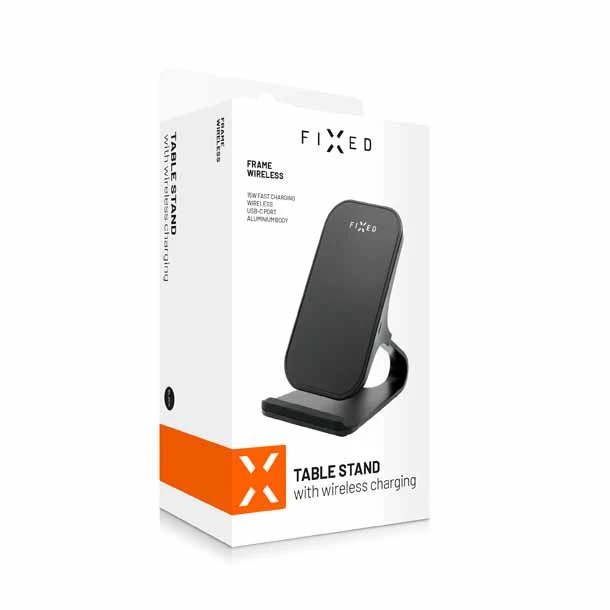 FIXED Frame 15W Trådlöst laddningsställ Svart - 8011424