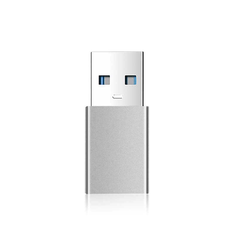FIXED LINK USB-A Hane till USB-C Hona adapter Grå - 8011750