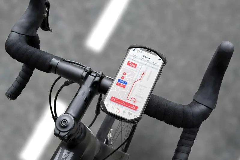 FIXED Bikee 2 Avtagbar Telefonfäste för Cykel Svart - 8012335