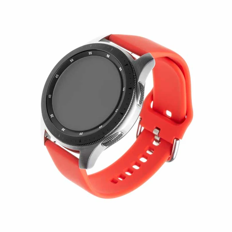 FIXED Silikonrem för Smartwatch Universal 22 mm Röd - 8012692