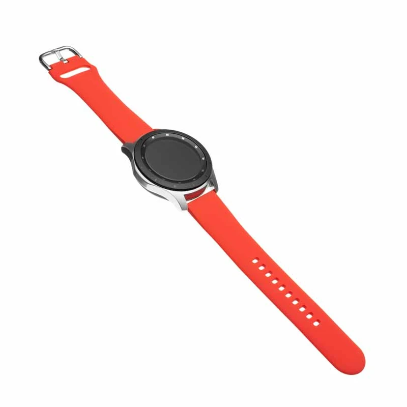 FIXED Silikonrem för Smartwatch Universal 22 mm Röd - 8012692