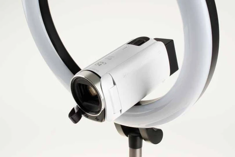 FIXED LED Ring Desktop Tripod med Telefonställ Svart - 8012895