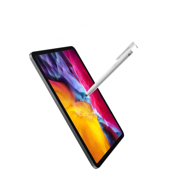 FIXED 3in1 Stylus Pen-Classic med Stativ funktion Vit - 8012926