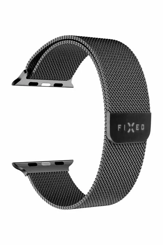 FIXED Mesh metallrem för Apple Watch 42/44/45/49mm Svart - 8013333