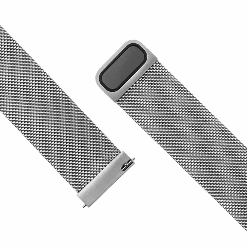 FIXED Mesh metallrem för Smartwatch Universal 20mm Silv. - 8013335