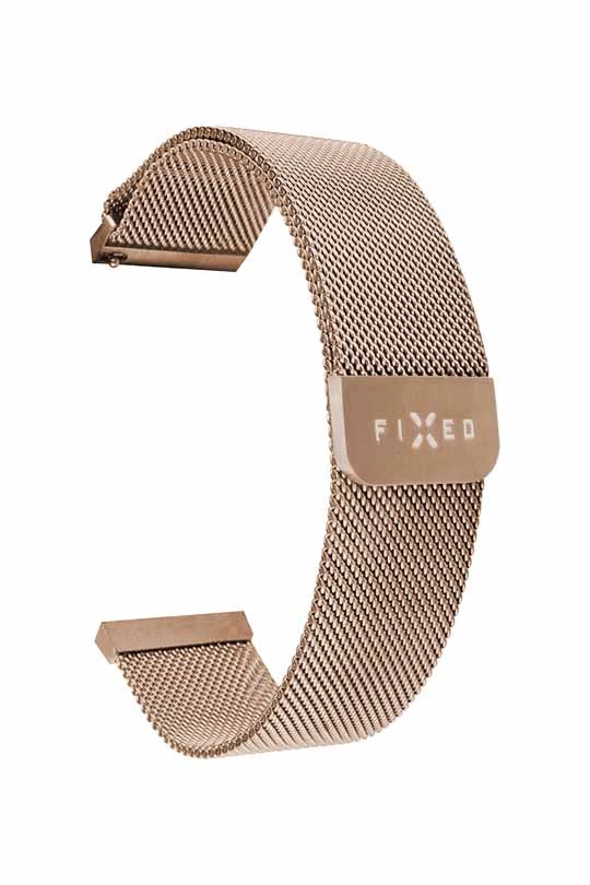 FIXED Mesh metallrem för Smartwatch Univ. 20mm Rosa Guld - 8013338