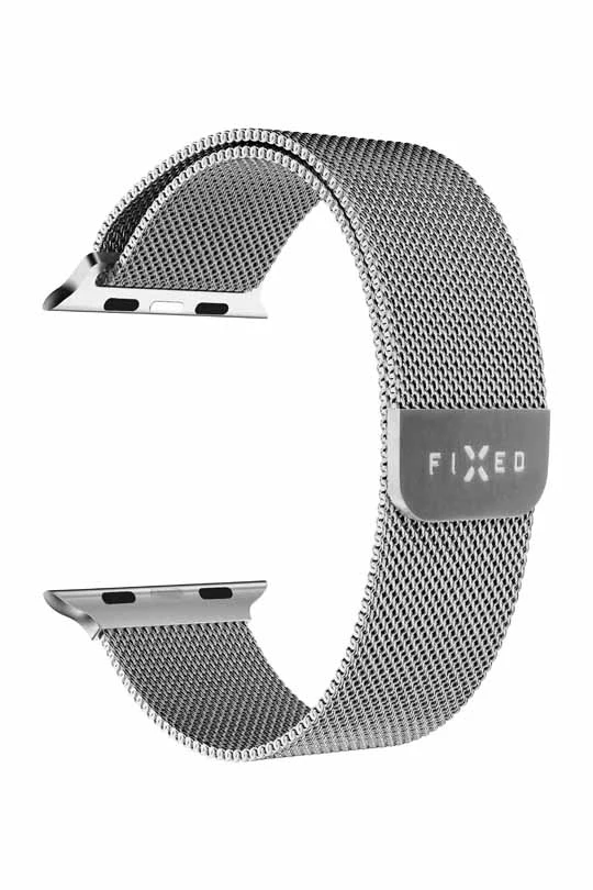 FIXED Mesh metallrem för Apple Watch 42/44/45/49mm Silv. - 8013353