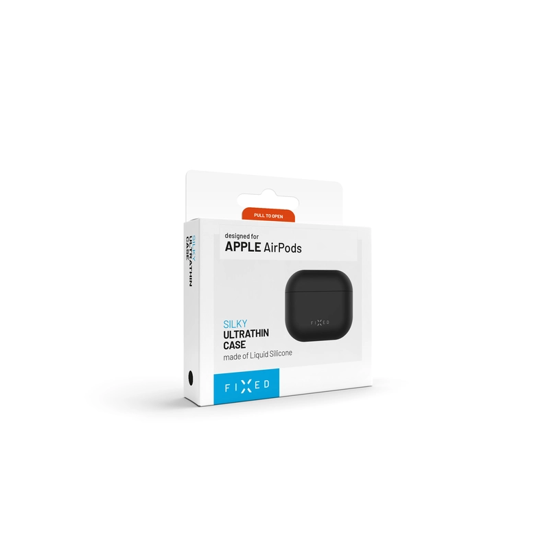FIXED Silky Silikonofdral för Apple Airpods 3 Svart - 8013510