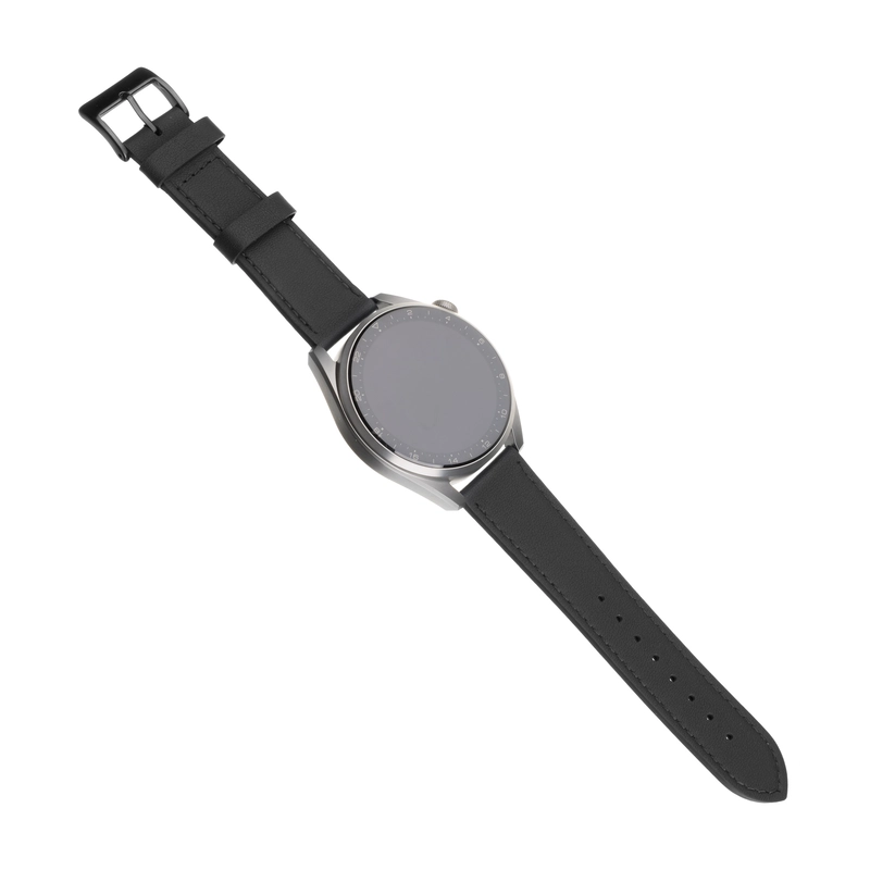 FIXED Äkta läderrem för Smartwatch Universal 20 mm Svart - 8014213