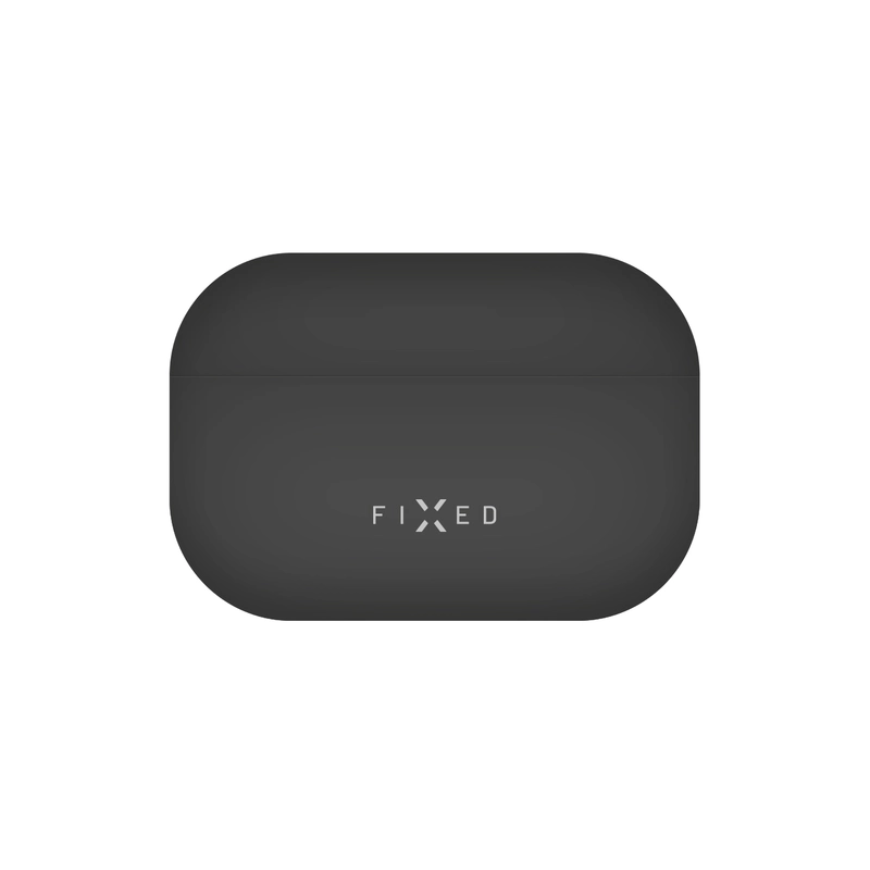 FIXED Silky Silikonofdral för Apple AirPods Pro 2 Svart - 8014666