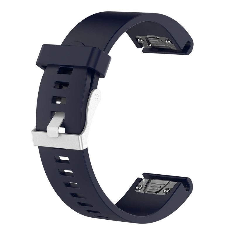 FIXED Silikonrem för Garmin QuickFit 20 mm Mörkblå - 8014966