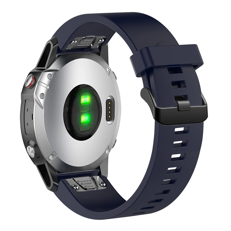 FIXED Silikonrem för Garmin QuickFit 20 mm Mörkblå - 8014966