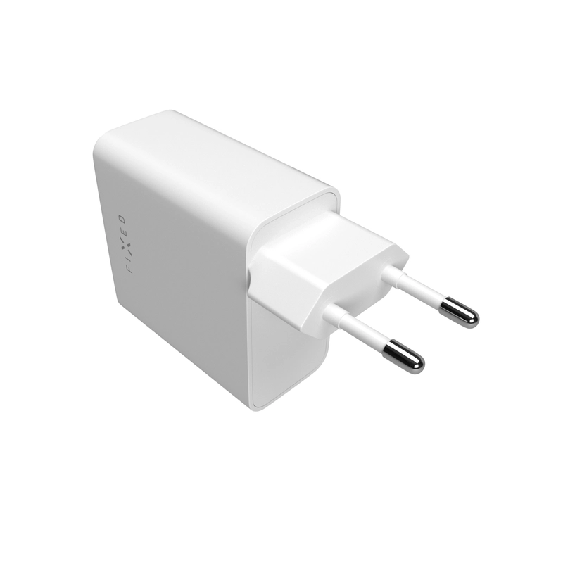 FIXED Supersnabb Hemladdare 65W 2xUSB-C PD 3.0 Vit - 8015001
