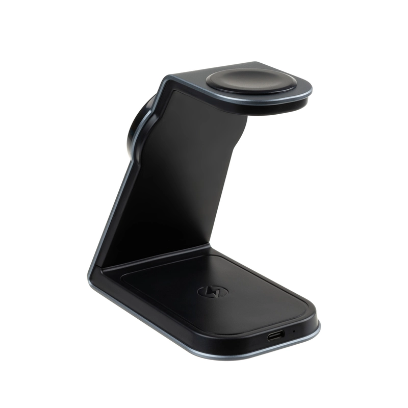 FIXED 3in1 Mag Aluminum Trådlös Laddstation Svart - 8015423