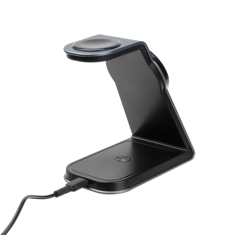 FIXED 3in1 Mag Aluminum Trådlös Laddstation Svart - 8015423