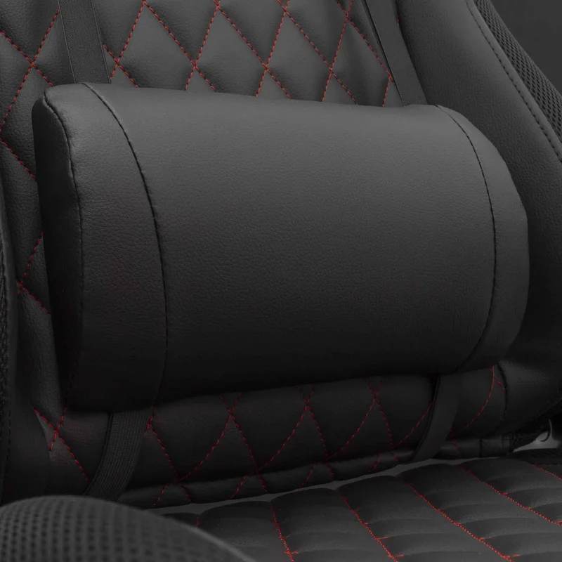 White Shark THUNDERBOLT RGB Belysning Spelstol 120kg Svart/Röd - 2053951