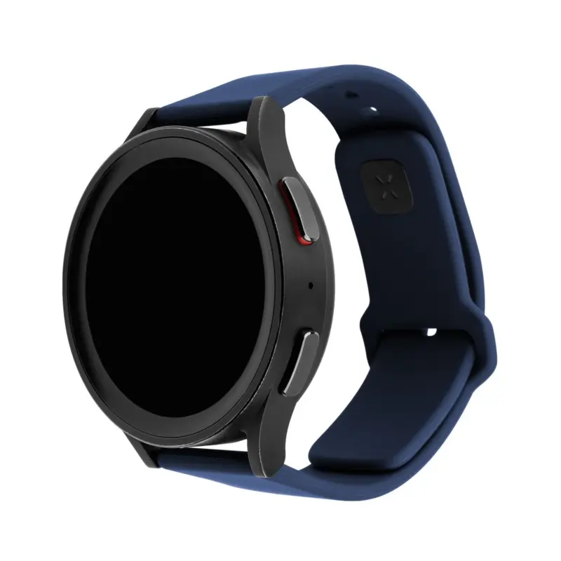 FIXED Silikonrem för Smartwatch Universal 20 mm Blå - 8016123