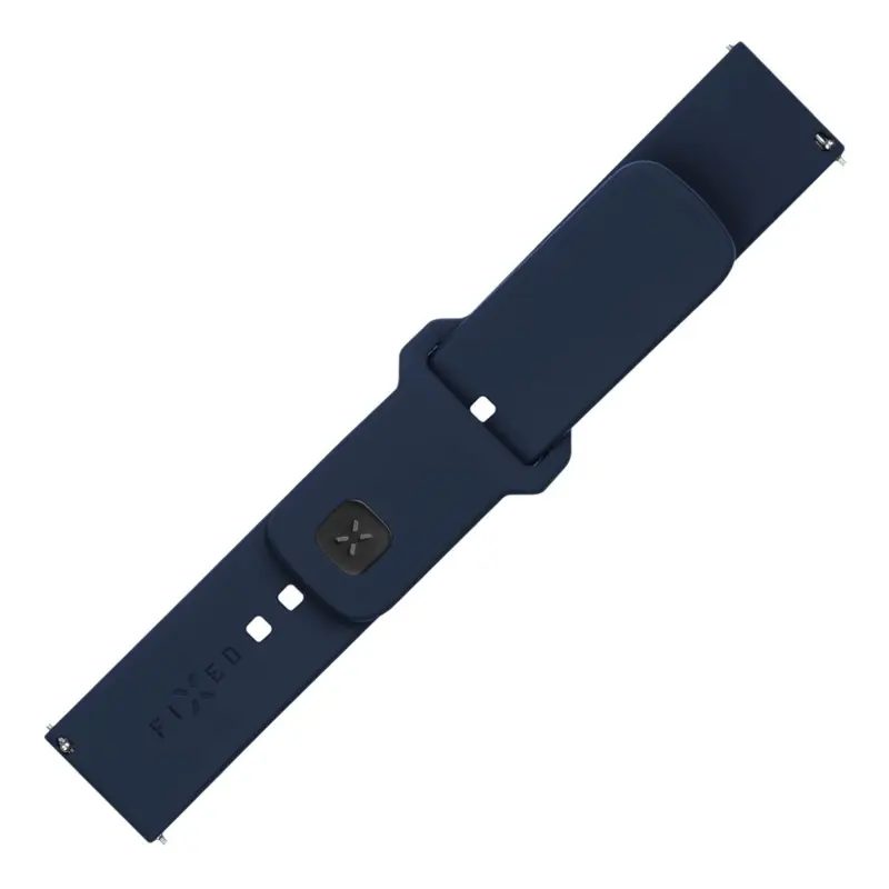 FIXED Silikonrem för Smartwatch Universal 20 mm Blå - 8016123